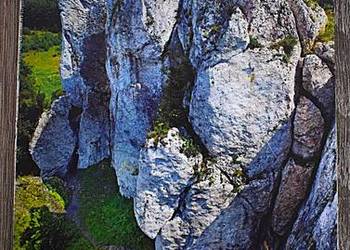 Jura krakowsko - częstochowska mapa turystyczna , stan - Nieużywana