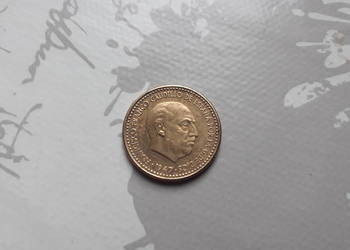 Moneta 1 Peseta 1947 Hiszpania