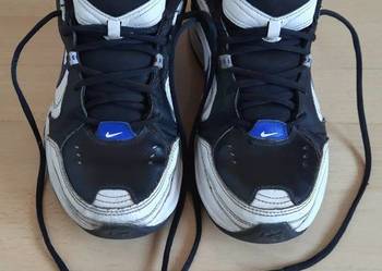 Nike Air Monarch IV r. 42 26,5cm białe czarne niebieskie 415445-002 unisex