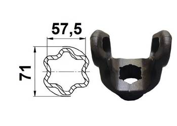 Widłak profilowy zewnętrzny kat 10, gwiazda 57,5x71 98295