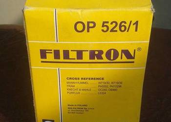 Filtr oleju FILTRON OP 5261  Audi 100 200 80 90 A3 A4 A6 A8