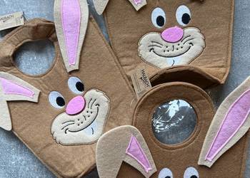 Filcowe torby / torebki dekoracyjne / na prezenty / kwiaty | królik