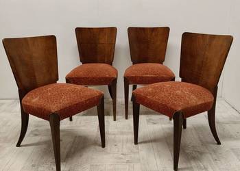 krzesło krzesła Halabala design lata 60-te Czechosłowacja vintage do stołu