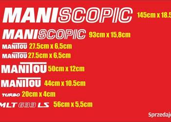 Naklejki manitou 633 LS