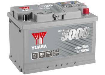 Akumulator 80Ah 740A Yuasa YBX5096 Silver