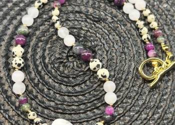 Rękodzieło naszyjnik, bransoletka, kolczyki