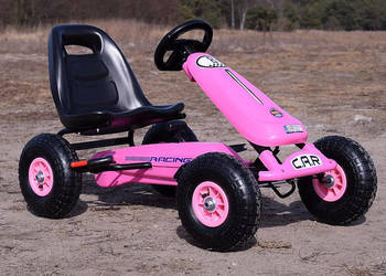 BAWIBUS.PL pojazd GOKART NA PEDAŁY pompowane koła auto jeździk rowerek