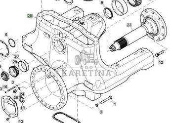 John Deere 9420RX 9470RX 9520RX 9620RX Obudowa Rama RE587772 RE578507