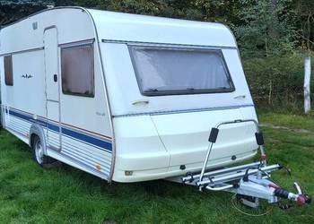 Przyczepa kempingowa Wilk Stern 450 piękne wnętrze szczelna nie hobby