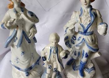 Zestaw 3 figurek,styl vintage