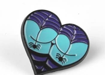 Pinup Heart | 3 cm | Metal | Przypinka | Vampire