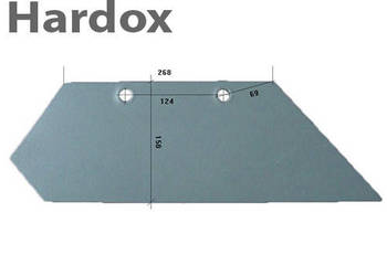 Lemiesz 300hektarów HARDOX 92219/P części do pługa OVERUM