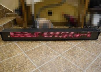 Reklama LED tablica świetlna wyświetlacz tekstu 140 x 14,5 c