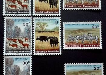 2x 3 (+2) Znaczki Rwanda 1965 Seria Kagera National Park