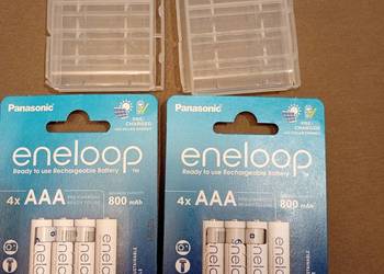 2x Akumulatorki Panasonic Eneloop aaa 800 mAh (8 szt.) 2 pudełka