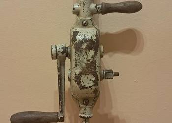 Stara Ręczna Wiertarka PRL Loft Vintage sprawna