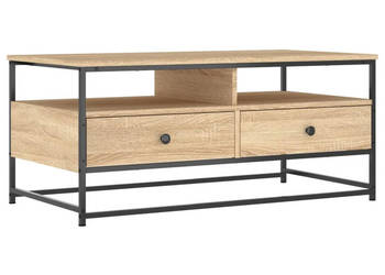 Stolik kawowy dąb sonoma 100x51x45 cm materiał drewnopochodny WM-835285