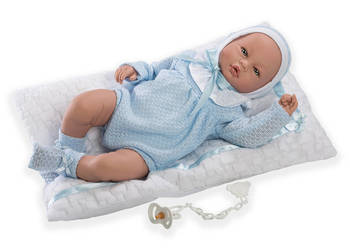 Lalka hiszpańska bobas Iker z materacykiem - 46 cm