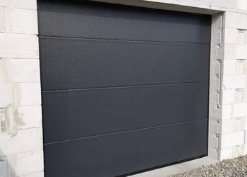 Brama na PILOTA garażowa segmentowa 2750x2500 Antracyt