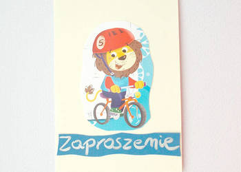 zaproszenia dla dzieci, C6 zaproszenia dla chłopca, fajne