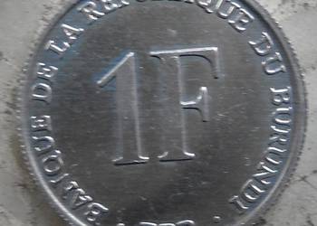 BURUNDI-1 FRANC-1993 r
