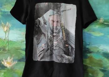 Cropp  T-shirt z nadrukiem The Witcher casual slim fit regular
