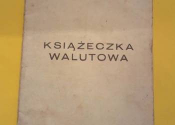 Sprzedam książeczkę walutową z PRL w zestawie okładka
