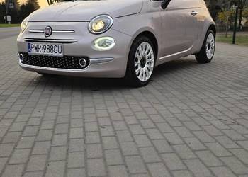 Fiat 500 2020r hybrid wersja star rose quartz  pudrowy róż idealny