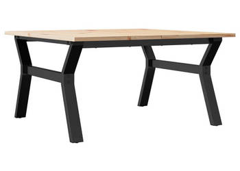 Stolik kawowy z nogami w kształcie litery Y 80x80x45 cm WM-3282707