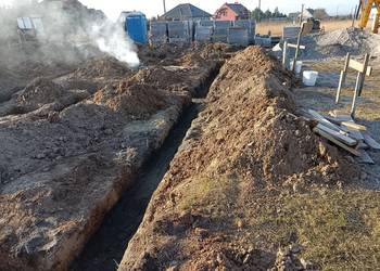 Minikoparka uslugi kopanie