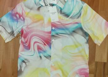 Calvin Klein Jeans, kolorowa koszula, r. S, nowa z metką
