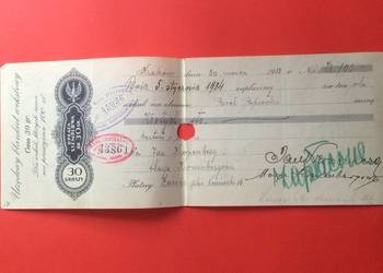 ( 1514 ) Weksel Wystawiony W Krakowie 11