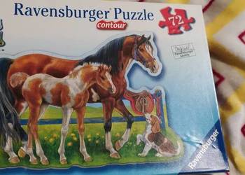 puzzle konie 72 elementy