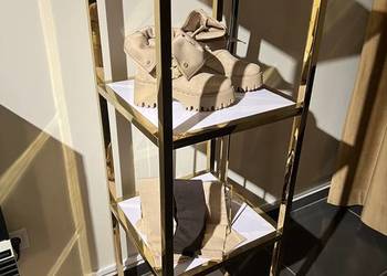 Regał stojak butik sklep złoty Gold