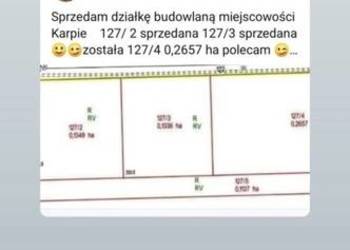 Sprzedam dzialke budowlana