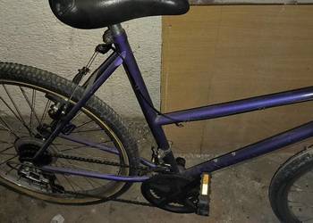 Rower damski 15 kg fioletowo- czarny