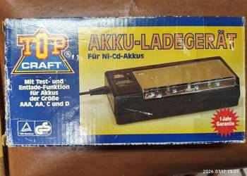 Uniwersalna ładowarka akumulatorków Top Craft Ni-Cd | Tester+Rozładowywanie