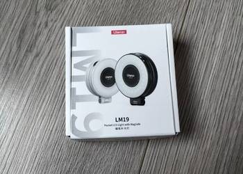 Nowa lampa LED Ulanzi LM19 Magsafe, iPhone,  od modelu 12plus, czarna