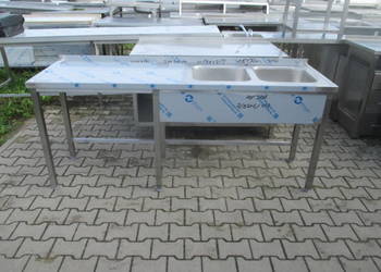 Zlew Gastronomiczny 2 Komorowy Komory Z Prawej 200/60/85