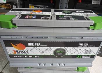 Akumulator EFB 100Ah 880A P+ Start/Stop Jenox