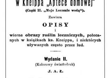Ks. S.KNEIPP - ZIELNIK - Atlas roślin leczniczych - Wyd. II