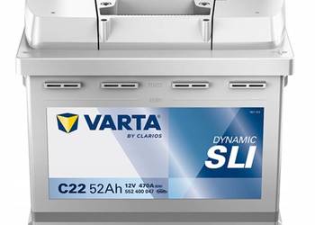 Akumulator 52Ah 470A P+ Varta Blue C22