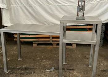 Stół ze stali nierdzewnej z maszynką do wycinania frytek - UWAGA BRAK NOŻY!