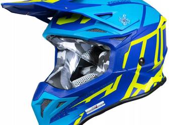 Kask kaski motocyklowy Cross Quad Motor S M L XL z homologacją NOWY