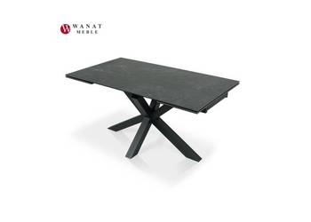 Stół ze spieku kwarcowego rozsuwany 180-260x100cm NIDO NERO