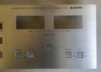ETIUDA 410 S srebrny panel czołowy