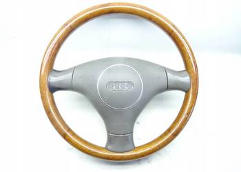 AUDI A6 C5 A8 D2 KIEROWNICA AIRBAG DREWNIANA