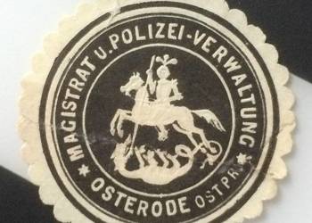 ( 998. ) Zalepka Niemiecka Ostróda