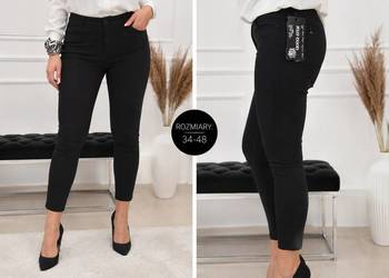 Spodnie Jeans damskie MISS GOOD czarny rozm 54 -pas 94-110