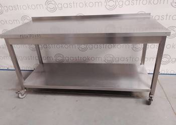 Stół jezdny z półką 160x70x85